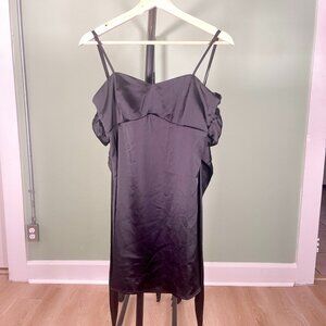 Urban Outfitters Black Cocktail Dress w/ Tie - Women's Size S